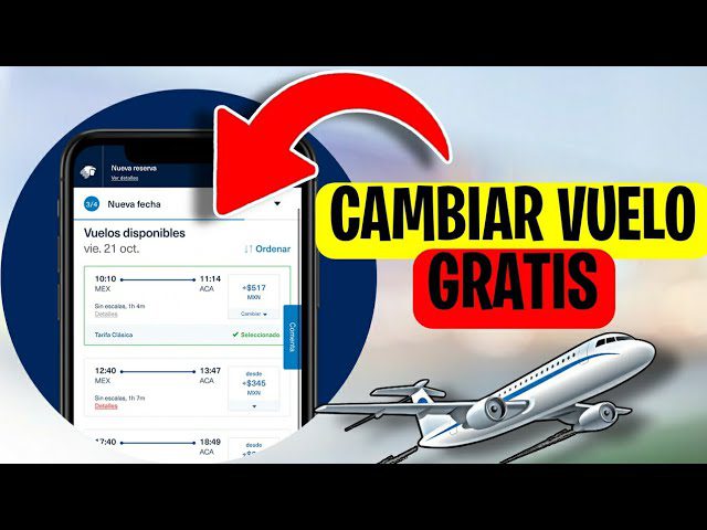cambiar vuelo