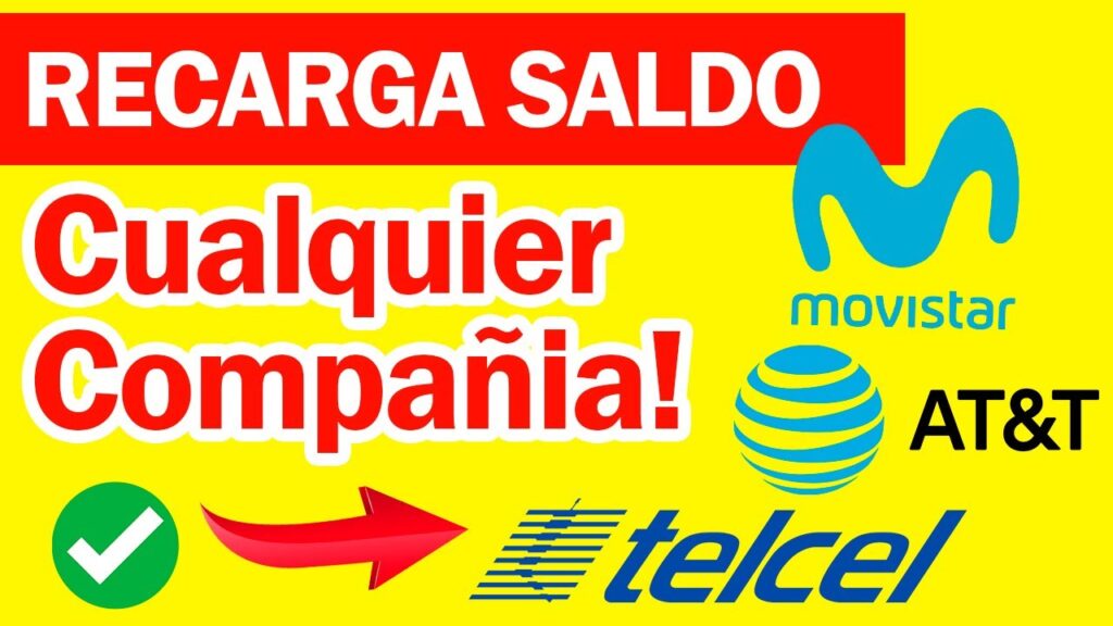 Cómo recargar y comprar paquetes en Telcel 2 recargar saldo