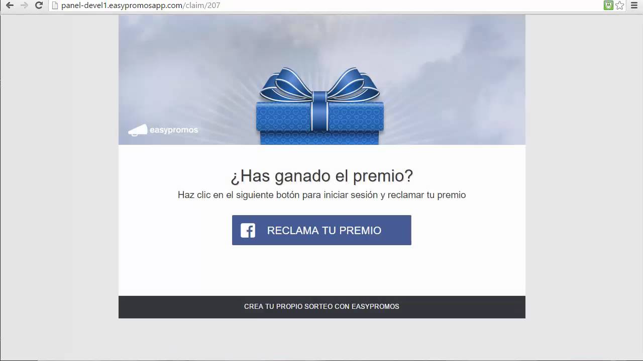 reclamar premio
