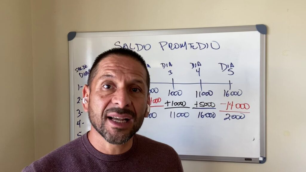 saldo promedio