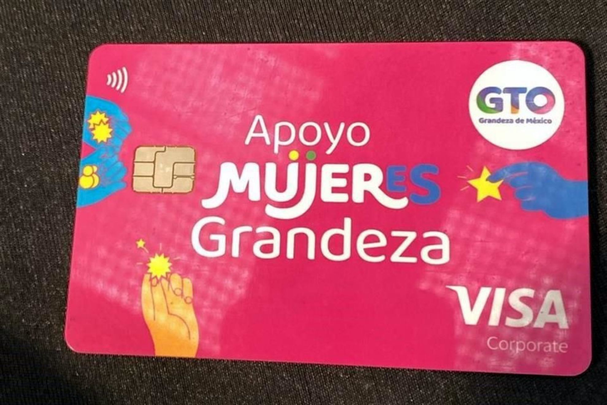 tarjeta rosa